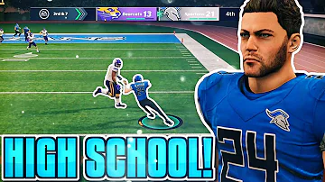 Creating the GOAT Player and Our First High School Game! Face Of the Franchise 1 - Madden 21