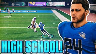Creating the GOAT Player and Our First High School Game! Face Of the Franchise 1 - Madden 21
