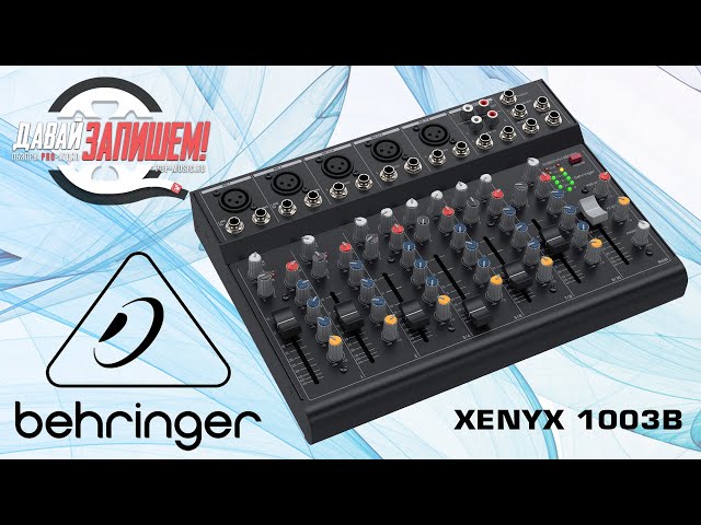 Behringer XENYX 1003B 10 Channel Battery Powered Mixer