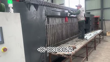 Full automatic gabion mesh machine /hexagonal wire mesh weaving machine #gabion mesh making machine