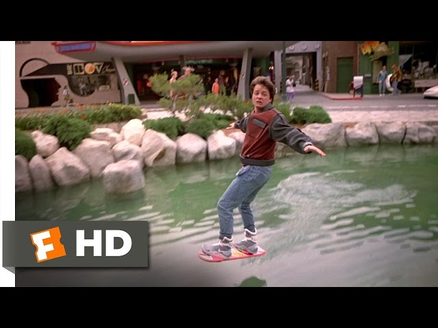 Back to the Future Part 2 (3/12) Movie CLIP - Hover Board Chase (1989) HD class=