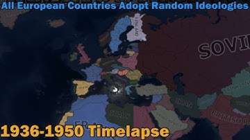 What if all European countries went to Random Focus Trees? | Hoi4 Timelapse
