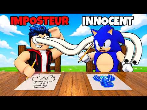 J’ai TRICHÉ En Tant Qu’IMPOSTEUR Dans Roblox Catch The Artist!