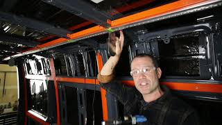 CEILING STRUTS INSTALL from Adventure Wagon for Sprinter 170