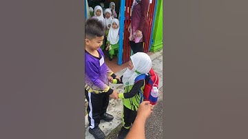 momen haru ketika kakak jemput adiknya pulang sekolah ‼️‼️ #sekolah #adik #kakak #momenharu