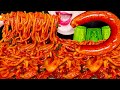 ASMR Kielbasa Fried Sausage, Spicy Noodles 볶음 짬뽕, 킬바사 소세지 먹방 Mukbang, Eating