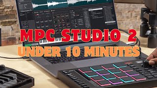 How to Make a Beat with MPC STUDIO 2  in 10 minutes #tutorial