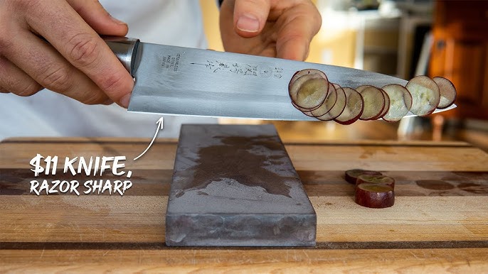 Sharpening Knife on a Whetstone with Master Sushi Chef Hiro Terada