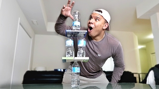 IMPOSSIBLE WATER BOTTLE FLIP TRICK SHOTS!! *RECORD BREAKING*