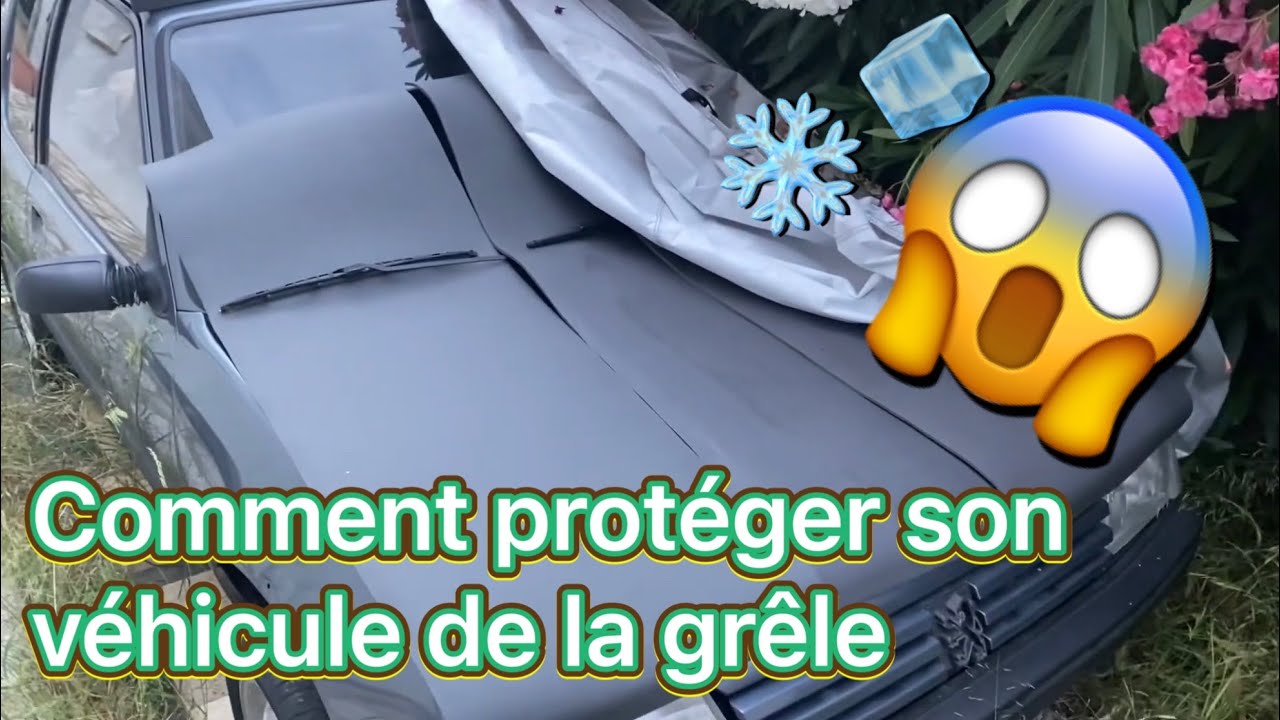 Protéger le véhicule contre la grêle parapluie de voiture couvert