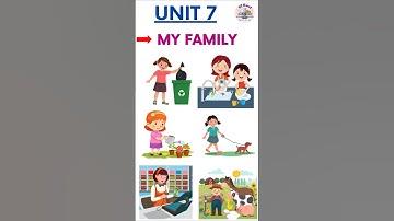 English grade 4 - Unit 7: my family I i-learn smart start 4 I English vocabulary