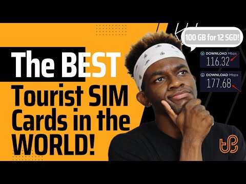 Singapore Tourist SIM Card Comparison 🇸🇬 - 100 GB with Singtel, StarHub & M1