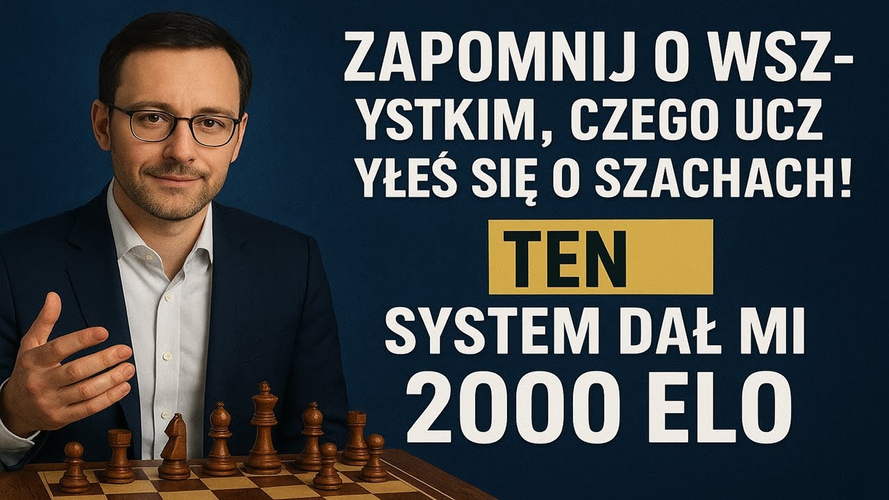 Zapomnij o wszystkim, czego uczyłeś się o szachach! TEN system dał mi 2000 ELO.