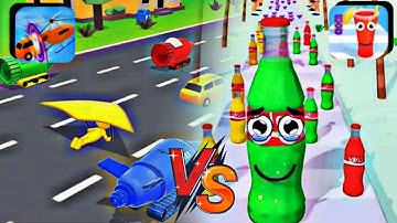 Shape-Shifting Vs Juice Run - All Levels Mobile Gameplay Walkthrough Android IOs Relaxing ASMR V.06