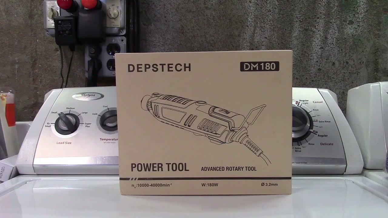 DEPSTECH 180W Corded Rotary Tool, DIY Wood Carving Tool Kit