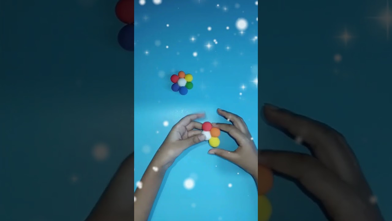 🌸 Creative Multicoloured Clay Flower | Easy Clay Art by 9-Year-Old Sarah | SuSa Creations