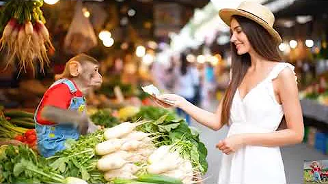 🍉😱 Monkey NaNa’s Watermelon Harvest Turns Into a Terrifying Disaster! 💥🚜 | NANA MONKEY LIFE 🐒🔥