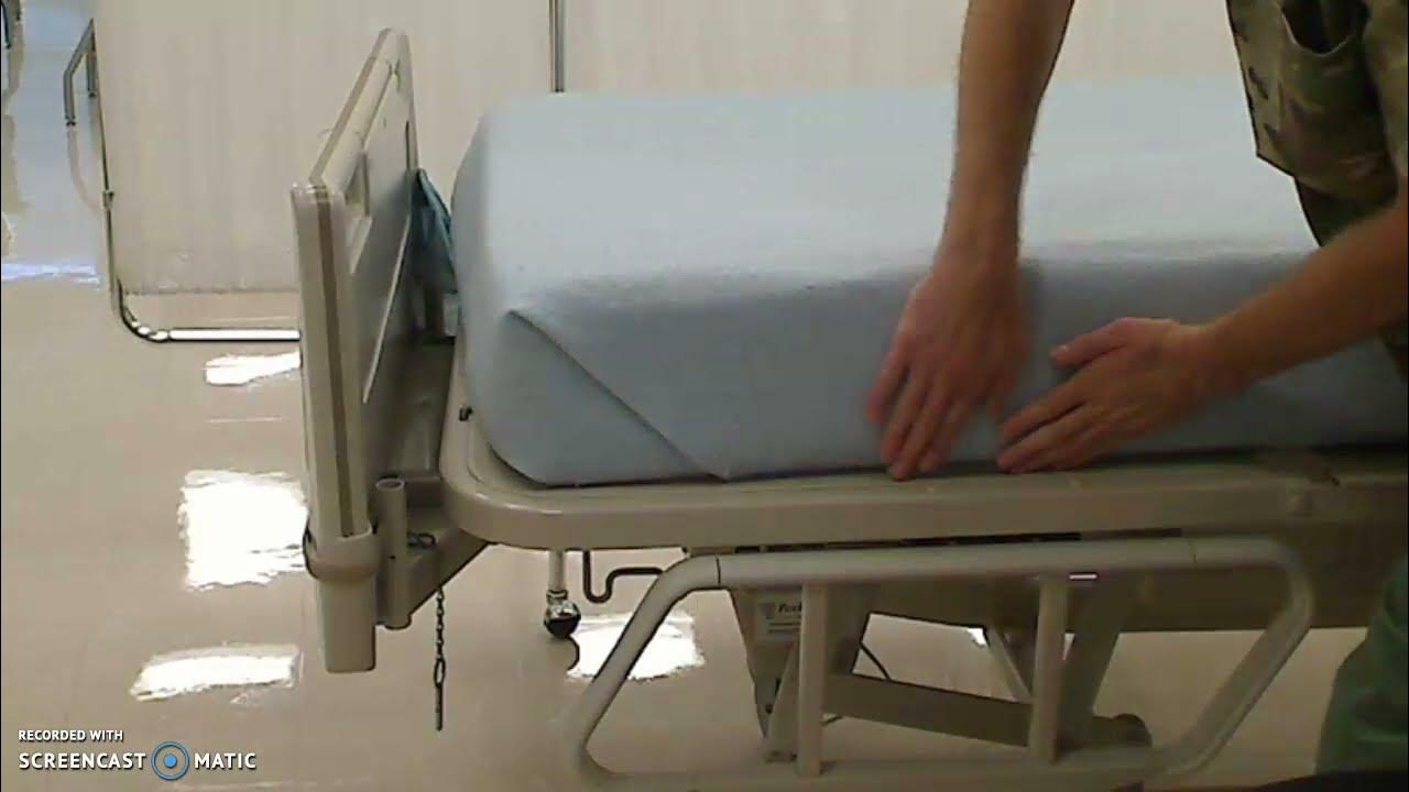 Hospital Bed Corner/Military Bed Corner YouTube