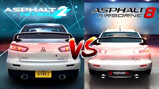 Asphalt Nitro 2 VS Asphalt 8 screenshot 4