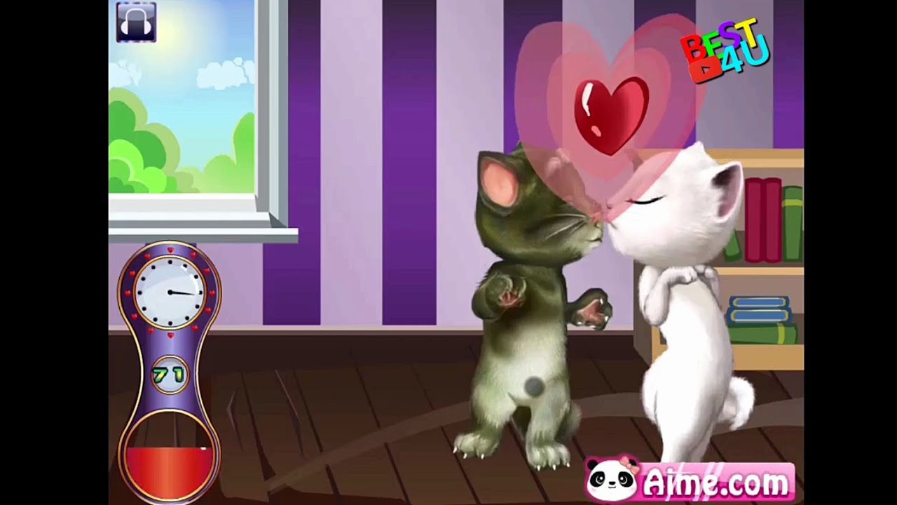 Tom And Angela Kissing On The Lips Games Online