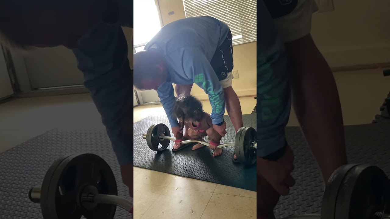 Babies first dead lift 