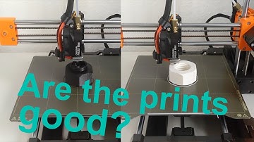 Prusa Mini+ - Are the first prints good? + Timelapse
