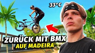 ZURÜCK MIT BMX auf MADEIRA 😍🌴 Ich SCHWIMME im KÄLTESTEN WASSER EU WEST 🥶