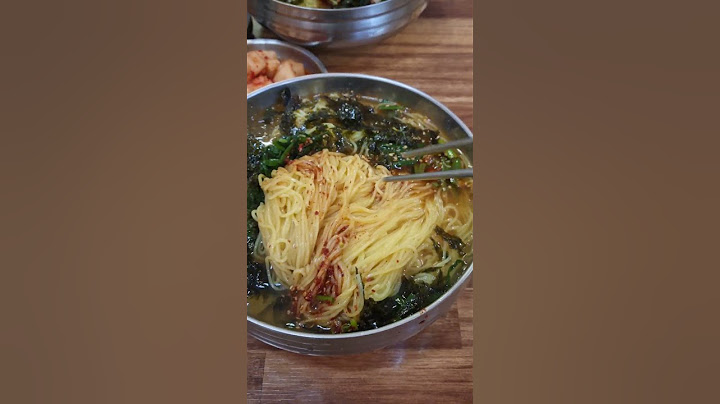 다시 찾은 잔치국수 맛집(6000원) 곱배기도 6000원.