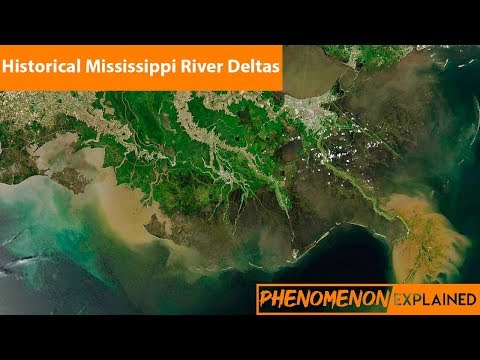 Historic Mississippi River Deltas--Phenomenon Explained