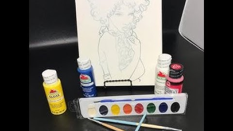 Painting tutorial FOR BEGINNERS Dye-sublimation printing DOLLAR TREE PAINT CANVAS PANIT SIP EASY WAY