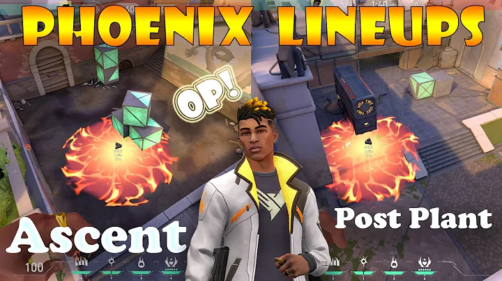 Valorant Top 15 phoenix post plant molly lineups for Ascent | phoenix lineups ascent |