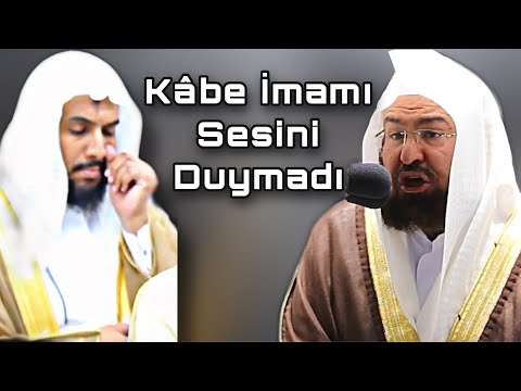 Kabe İmamı Sudeys Düzeltmeyi Duymadı/ Imam of Kaaba Sudais Didn't Hear The Correction/لم يسمع السديس