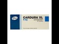 Brand names of Doxazosin; Cardura, Cardura XL, Doxadura, Raporsin, Slocin, Larbex, Cascor