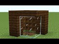 how to make the smallest house in minecraft