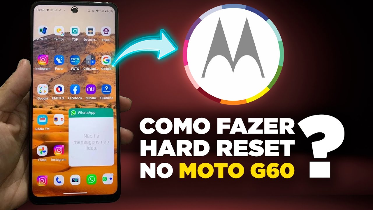 Como FORMATAR o Moto G60 (Hard Reset) — Passo a Passo - YouTube