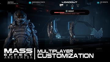 Mass Effect Andromeda - Multiplayer All Character Customizations (MP Character Creator)