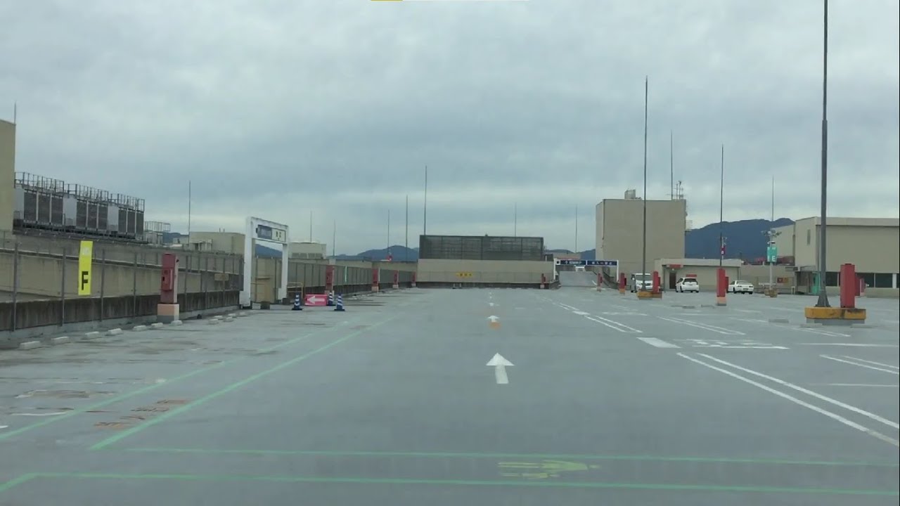 【奈良県 橿原市】イオンモール橿原（アルル） 立体駐車場屋上に駐めてみた！（車載動画／入庫～出庫）