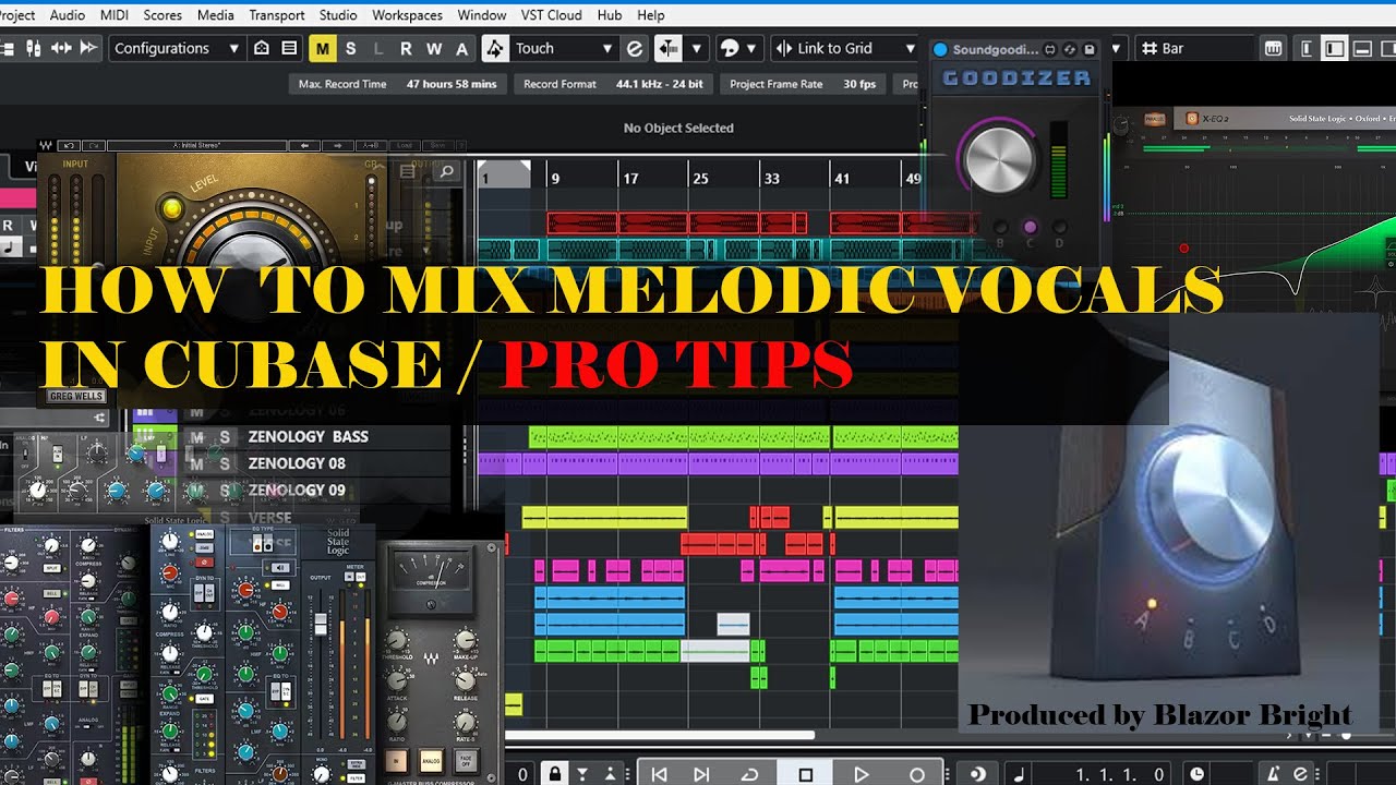How to MIX MELODIC VOCALS in Cubase ( Pro mixing tips ) 