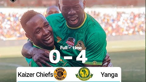 HIGHLIGHTS YANGA SC VS KAIZER CHIEFS |4-0| TOYOTA CUP 2024
