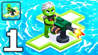 War of Rafts: Crazy Sea Battle - Gameplay Walkthrough Part 1 - Casual Games To Play (iOS, Android) screenshot 2
