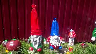 Scandinavian gnome diy| Cement craft ideas| Garden Decoration