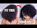 HOW TO FIT LONG HAIR UNDER A WIG Natural Hair Protective Style