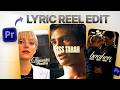 Viral Song Lyric Edit Tutorial | Premiere Pro Mein Kaise Banayein?