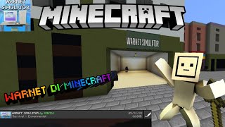 Jalan - jalan di map warnet simulator tapi di minecraft |Minecraft screenshot 2