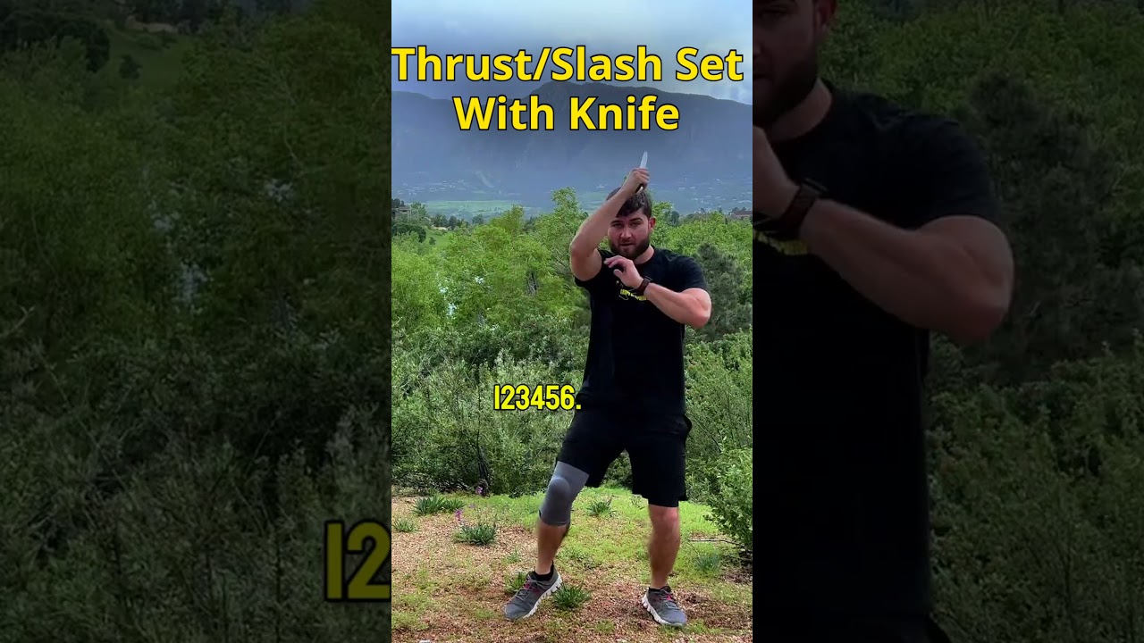 Kali: Knife Thrust Slash Set #learnmartialarts #kali #escrima #arnis