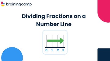 Dividing Fractions on a Number Line | Brainingcamp