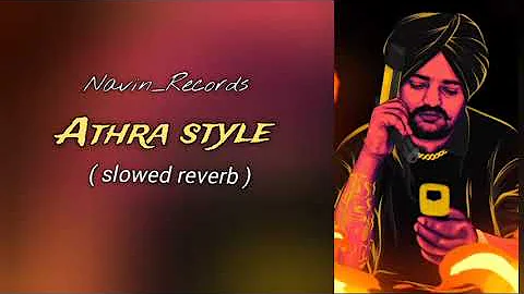 Oh Jeonde Assi Yaara De_Yaaraneyan De Naal Billo | Athra Style ( Slowed Reverb) | Sidhu Moose Wala