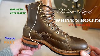 White's Boots  Division Road  LTT Lineman 350 Cutters ( featuring comparisons with Nick's + Wesco)