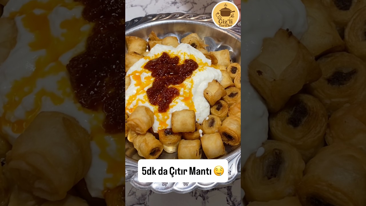 Çıtır Mantı 🤤 Bir Yiyen Bir Daha İstiyor!
