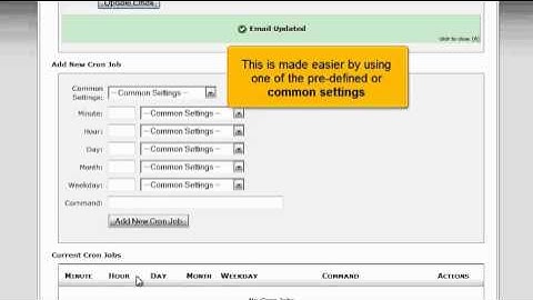How to setup a cron job in cPanel?
